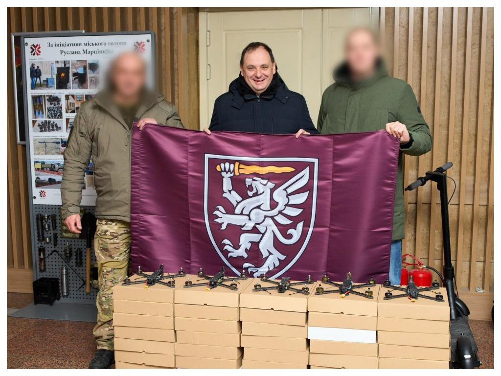 Івано‑Франківськ передав 50 FPV‑дронів для потреб 80‑ї десантно‑штурмової бригади