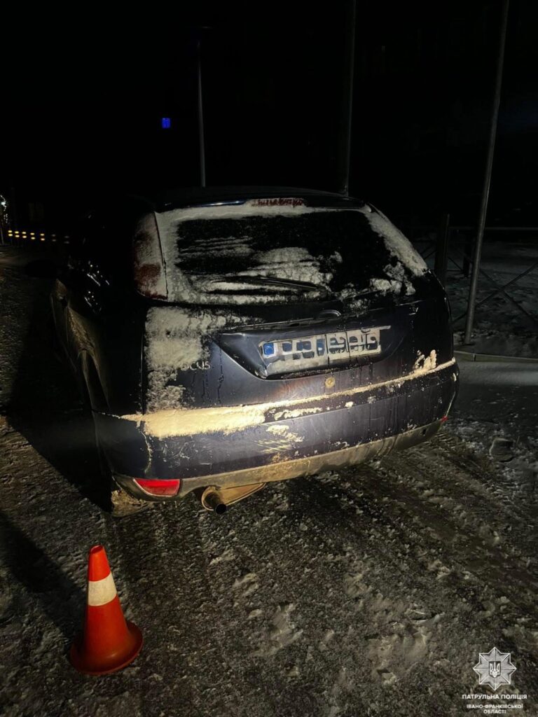 В Івано‑Франківську зупинили п'яного водія, позбавленого права керувати