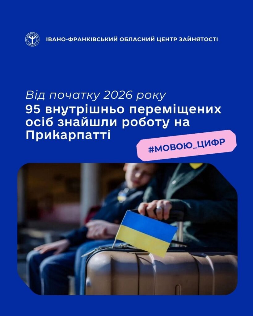 На Прикарпатті працевлаштували майже 100 переселенців у січні–лютому