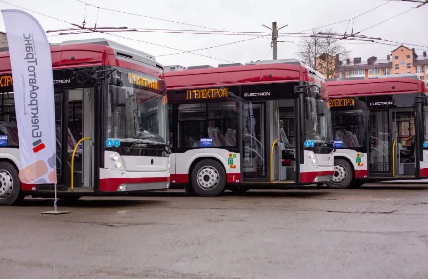 Івано‑Франківськ: презентація тролейбусів Електрон з автономним ходом 2 квітня