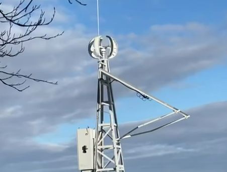 У Пасічнянській громаді встановили перший вітряк для місцевого енергоспоживання