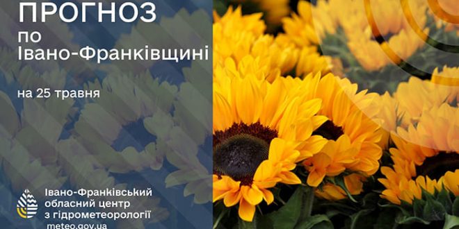 Прогноз погоди в Івано-Франківську на 25 травня: вдень короткочасний дощ і до 27° тепла