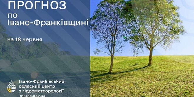 Прогноз погоди на 18 червня в Івано-Франківську: до 24° тепла та мінлива хмарність